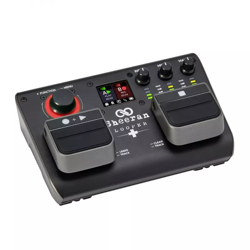 Sheeran Looper+ by HeadRush - Looper and Vocal Processor with 2 Stereo Loop Tracks, 4 Hours Recording, 128 Memories, Vocal Effects, 32-bit Float Audio