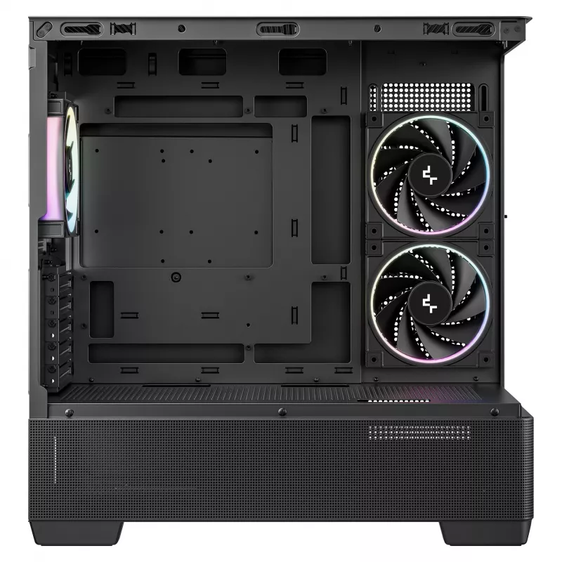 DeepCool CG380U Mid-Tower Case, Tempered Glass, 3x 120mm ARGB Fans, Black