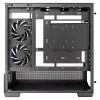 DeepCool CG380U Mid-Tower Case, Tempered Glass, 3x 120mm ARGB Fans, Black