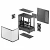 DeepCool CG380U Mid-Tower Case, Tempered Glass, 3x 120mm ARGB Fans, Black