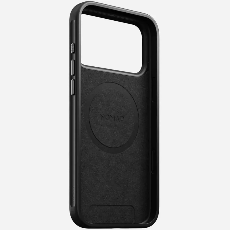 NOMAD Modern Leather Case for iPhone 17 Pro Max, Horween Leather, Rustic Brown, MagSafe Compatible