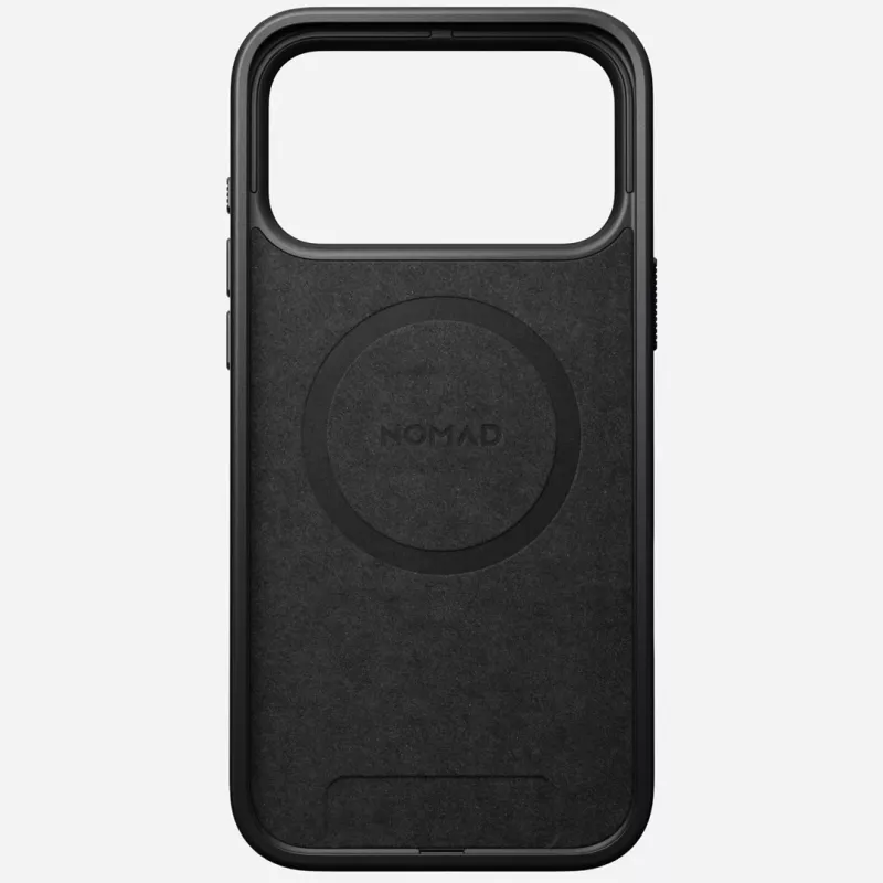 NOMAD Modern Leather Case for iPhone 17 Pro Max, Horween Leather, Rustic Brown, MagSafe Compatible