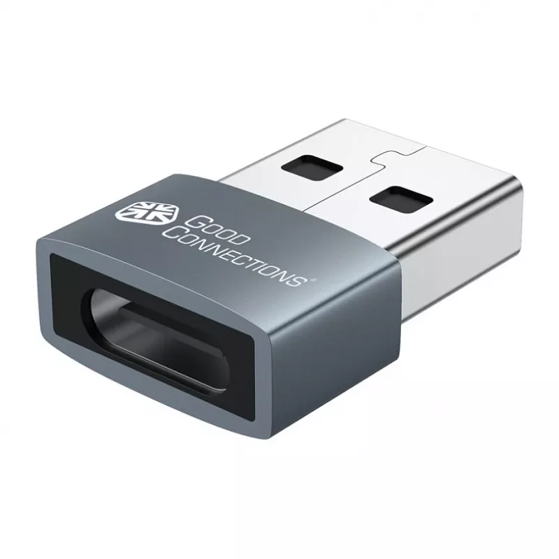 Good Connections USB 2.0 Adapter USB-A Male to USB-C Female 10-Pack