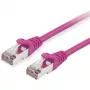 Equip Cat.6 S/FTP Patch Cable RJ-45 (M) to RJ-45 (M) 0.5m Violet LSZH