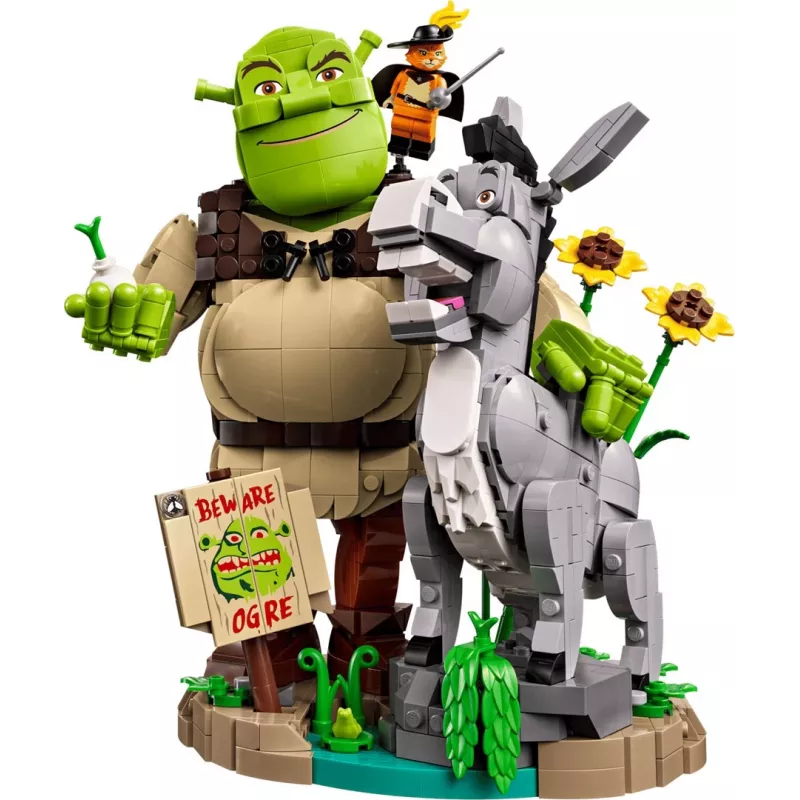 LEGO ICONS 72423 Shrek, Donkey and Puss in Boots