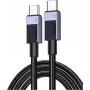 UGREEN L513 USB-C to USB-C Cable 240W PD3.1 480Mbps Nylon Braided Aluminium Housing Cable Tie 3m Grey (45065)
