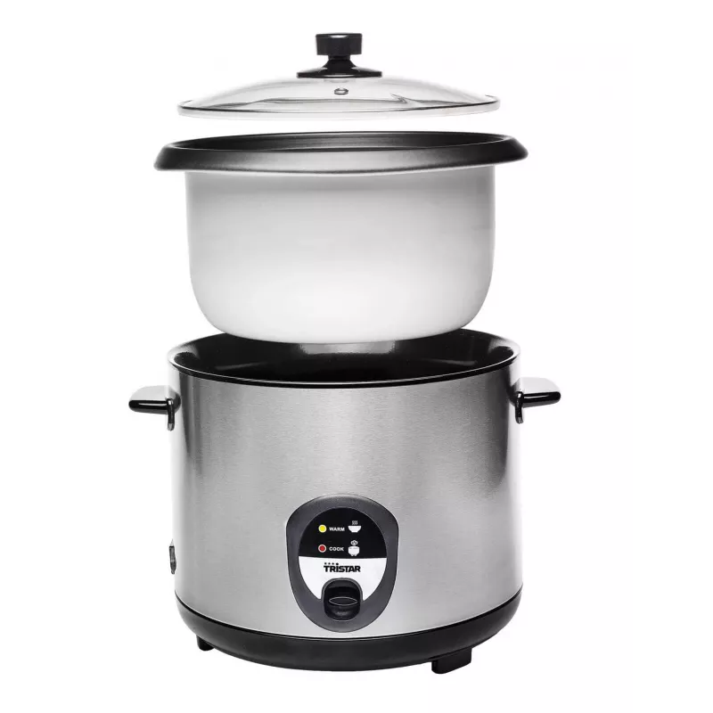 Tristar RK-6129 Rice Cooker 2.2 L Stainless Steel 900 W