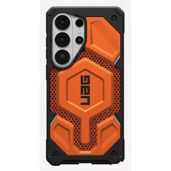 UAG Monarch Pro Case with Magnetic Module for Samsung Galaxy S26 Ultra (Kevlar Burnt Orange)