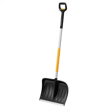 Fiskars 1057189 Snow Shovel Metal Black, Orange