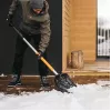 Fiskars 1057189 Snow Shovel Metal Black, Orange