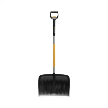 Fiskars 1057189 Snow Shovel Metal Black, Orange