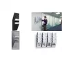 DURABLE FLEXIBOXX 6 A4 Portrait Brochure Dispenser, Transparent, Wall-Mountable, 6 Compartments, 1709760400