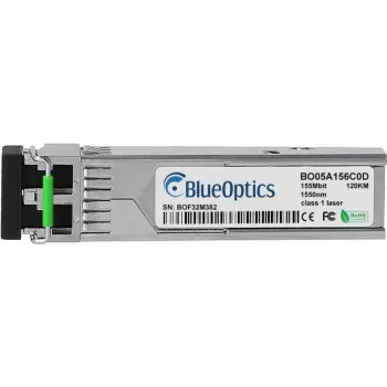 BlueOptics SFP Transceiver SFP-FC-S100-A-BO Compatible with KTI Networks SFP-FC-S100-A, 155 Mbps, 1310 nm, 20 km, LC Duplex, Single-mode