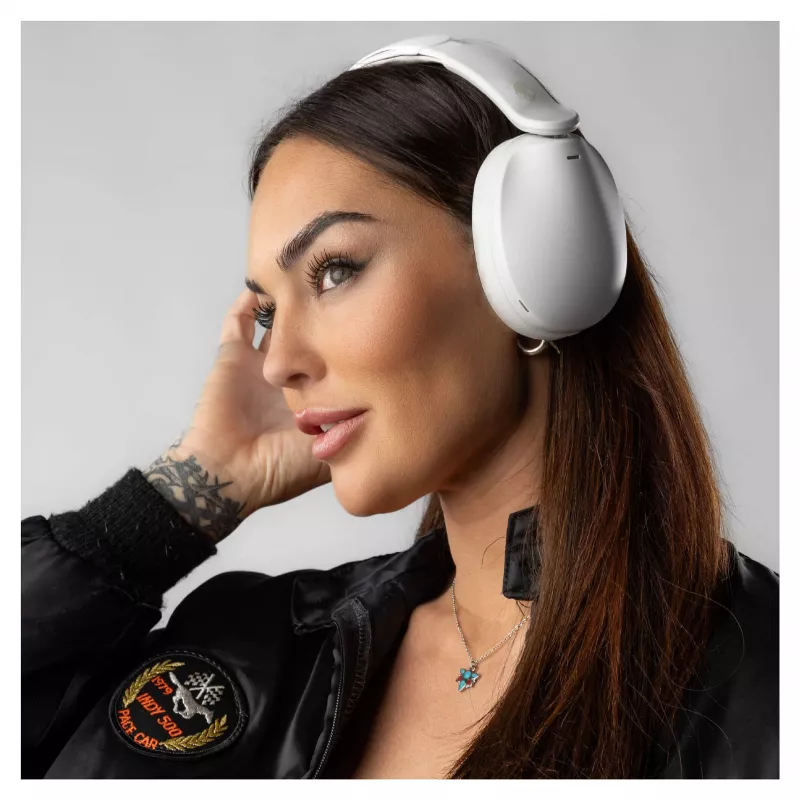 Skullcandy Hesh 360 Wireless Over-Ear Headphones, Bluetooth 5.0, Active Noise Cancellation, White