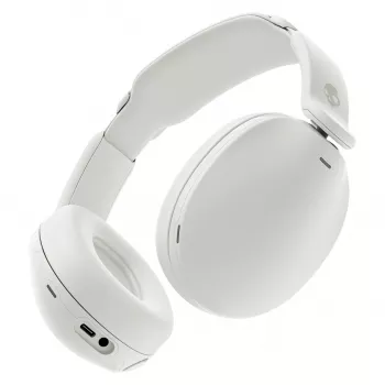 Skullcandy Hesh 360 Wireless Over-Ear Headphones, Bluetooth 5.0, Active Noise Cancellation, White