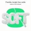 GREEN CELL USB-C to USB-C PowerFlex 100W Silicone Cable 1.2m Black