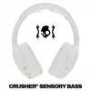Skullcandy Crusher Evo Wireless Over-Ear Headphones with Sensory Bass, Bluetooth 5.0, 40-Hour Battery, White