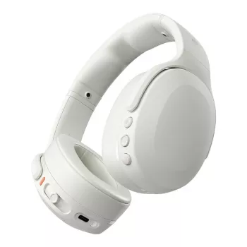 Skullcandy Crusher Evo Wireless Over-Ear Headphones with Sensory Bass, Bluetooth 5.0, 40-Hour Battery, White