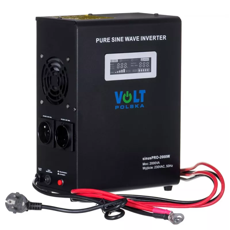 VOLT POLSKA SINUS PRO 2000W 24V Pure Sine Wave Inverter/Charger 1400W Continuous