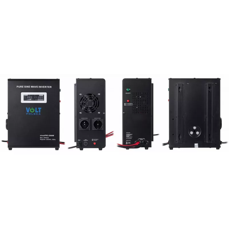 VOLT POLSKA SINUS PRO 2000W 24V Pure Sine Wave Inverter/Charger 1400W Continuous