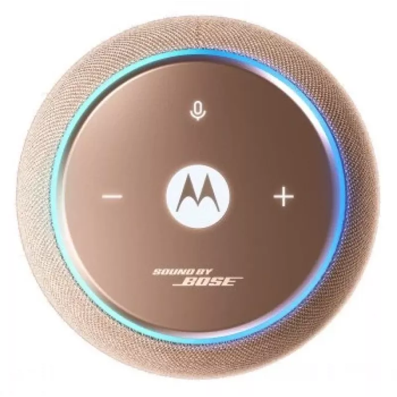 MOTOROLA Sound Flow Speaker XT2549-1 30W Output Sound by Bose Wi-Fi BT Airplay2 Google Spotify UWB 6000mAh IP67 Dock Charging Warm Taupe