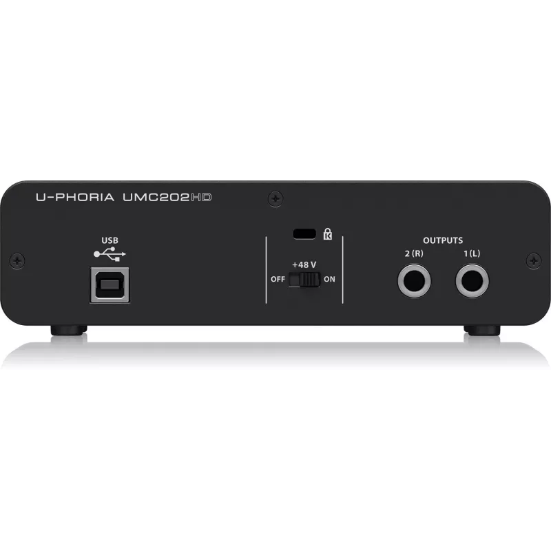 Behringer UMC202HD USB Audio Interface with MIDAS Preamps