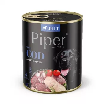 Dolina Noteci Piper with Cod - Wet Dog Food 800 g