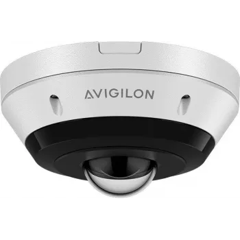 Avigilon Unity 12.0C-H6A-FE-360-DO1-IR 12MP H6A Fisheye Camera, 1.74mm Fixed Lens, Surface Mount, WDR, IR, IP66/IP67