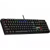 Defender Mirax GK-352 Mechanical Gaming Keyboard, Outemu Blue Switches, RGB Backlight, Wired USB, Black