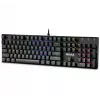 Defender Mirax GK-352 Mechanical Gaming Keyboard, Outemu Blue Switches, RGB Backlight, Wired USB, Black