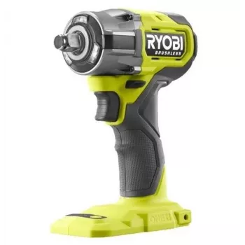 RYOBI ONE+ Brushless Cordless Impact Wrench RIW18CBL-0, 18V, 1/2 inch Square Drive, Green/Black, Tool Only