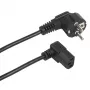 Maclean MCTV-854 Cold Device Power Cable, 3-Pin, Black, 1.5m