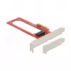Delock PCI Express x4 Card to 1 x EDSFF E1.S Slot - Low Profile