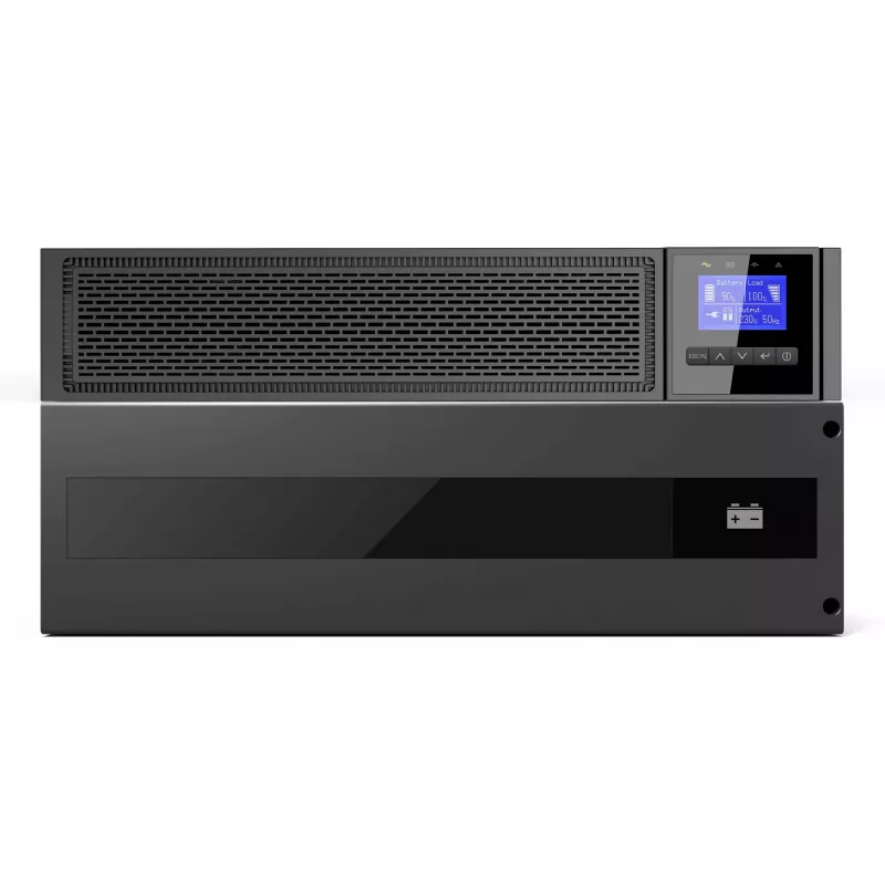 LevelOne VOLTA UPS-2110 Online Double Conversion UPS 10KVA/10000W 6U Rack/Tower Black