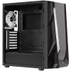 Aerocool NightHawk Duo Midi-Tower, Tempered Glass - Black