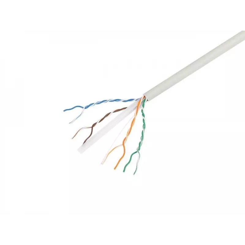 LANBERG Cat.6 UTP LSZH Network Cable 305m Grey CU Solid 23AWG Fluke Passed CPR