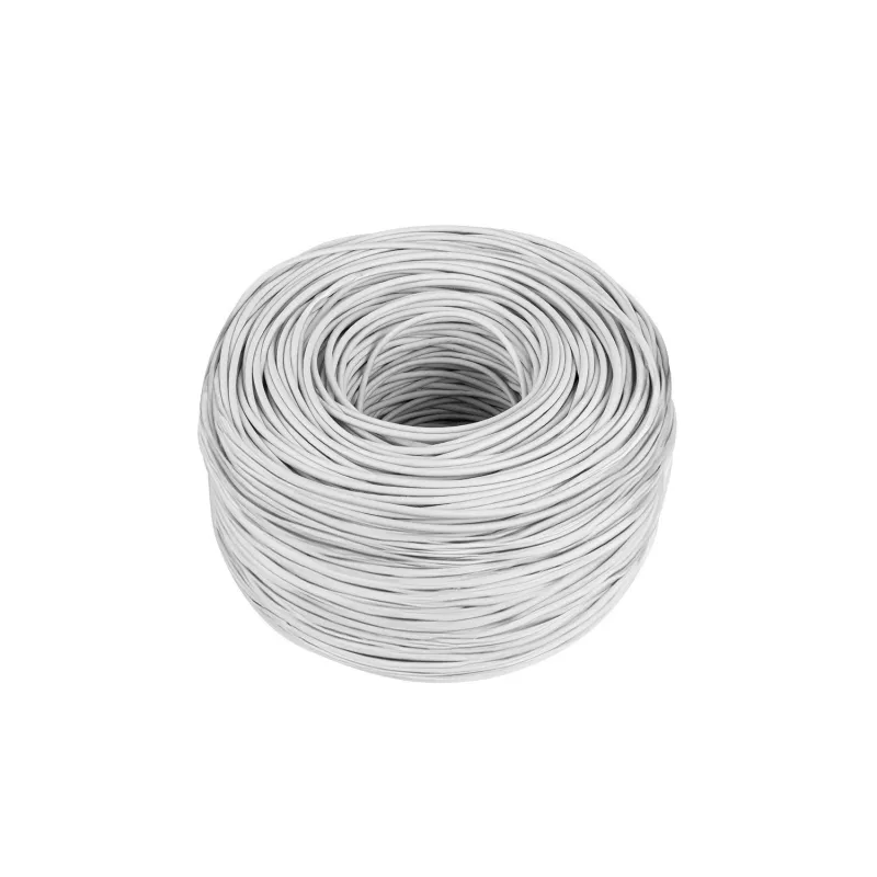 LANBERG Cat.6 UTP LSZH Network Cable 305m Grey CU Solid 23AWG Fluke Passed CPR