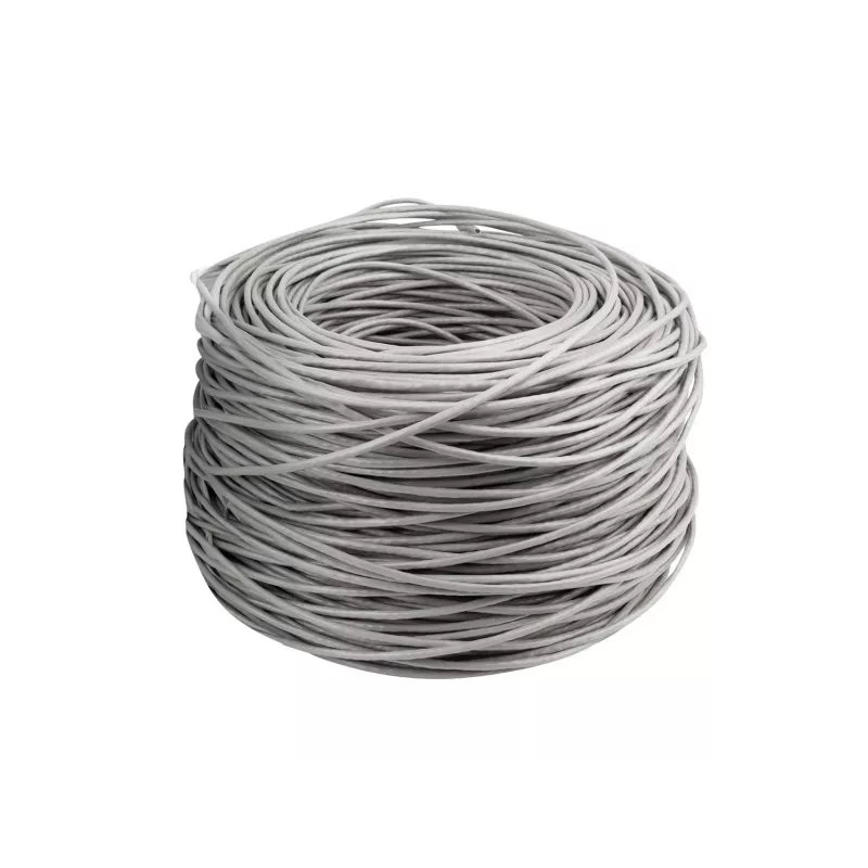LANBERG Cat.6 UTP LSZH Network Cable 305m Grey CU Solid 23AWG Fluke Passed CPR