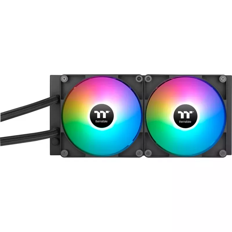 Thermaltake TH280 V2 ARGB All-in-One Liquid CPU Cooler, 280mm Radiator, 2x140mm PWM Fans, Copper Cold Plate, Addressable RGB Lighting