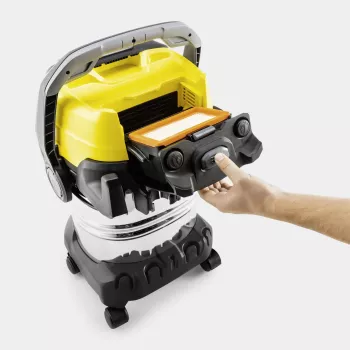 Kärcher WD 7 Control P S 30/6/35/T Wet and Dry Vacuum Cleaner, 1400 W, 30 L, Stainless Steel
