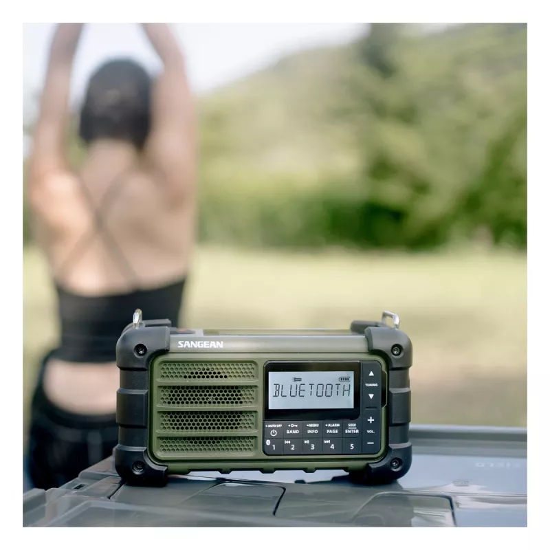 Sangean MMR-99 AM/FM Portable Emergency Radio Forest Green