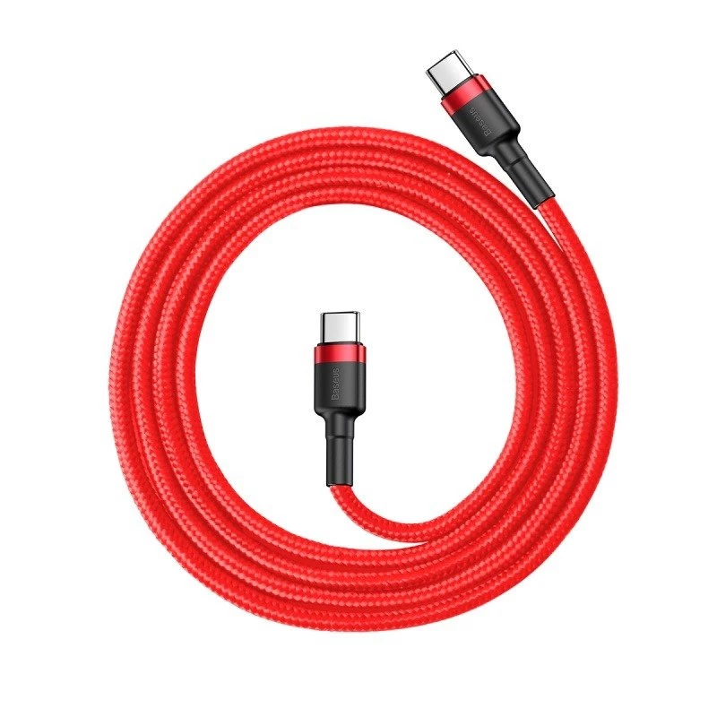 Baseus Cafule USB-C to USB-C Cable 60W 1m Red