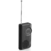 JVC RA-E311B Portable AM/FM Radio with Telescopic Antenna and Carry Handle, Black