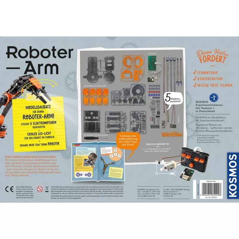 KOSMOS Robotic Arm Experiment Kit 620028