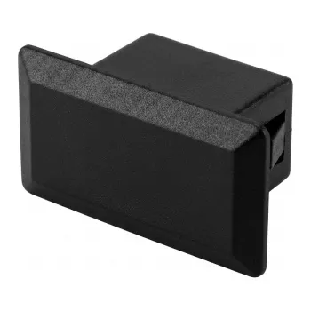 EFB Elektronik Plastic Blind Plug Black for SC Duplex/LC Quad/ST Duplex Holes Pack of 100