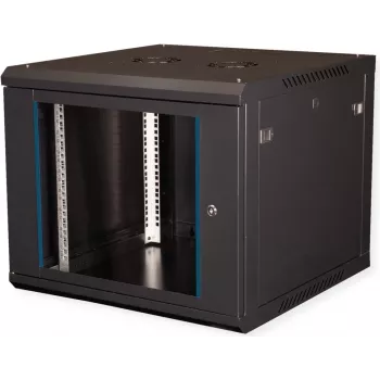 VALUE 19-Inch Wall Mount Enclosure 600x600mm Black Kit - Wall Enclosure (26.99.0829)