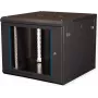 VALUE 19-Inch Wall Mount Enclosure 600x600mm Black Kit - Wall Enclosure (26.99.0829)
