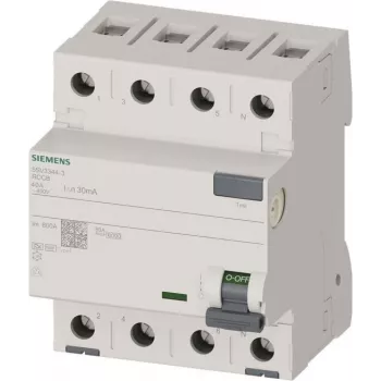 Siemens 5SV33443 SENTRON RCCB 4-Pole 40A 30mA Type A 400V