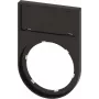 Siemens SIRIUS ACT 3SU1900-0AR10-0AA0 Legend Plate Holder Flat Rounded Black 12.5x27mm