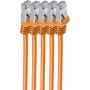ShiverPeaks BS75511-1.5O-SET5 Cat.7 S/FTP Patch Cable 1.5 m (5-Pack) RJ-45 Male/Male Gold-Plated
